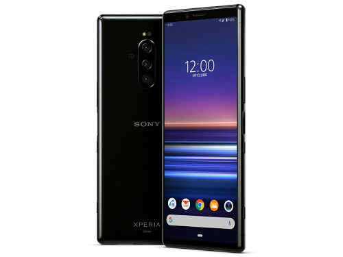 JAN 4941787070854 SONY Xperia 1 SOV40 ブラック KDDI株式会社 スマートフォン・タブレット 画像