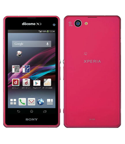 JAN 4942857170917 SONY Xperia Z1f SO-02F Pink 株式会社NTTドコモ スマートフォン・タブレット 画像