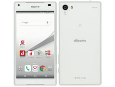 JAN 4942857182637 SONY Xperia Z5 Compact SO-02H White 株式会社NTTドコモ スマートフォン・タブレット 画像