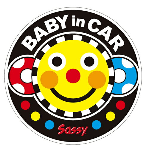 JAN 4943169017495 DADWAY Sassy ベビーインカーステッカー スマイリーフェイス NZSA100701 株式会社ダッドウェイ おもちゃ 画像