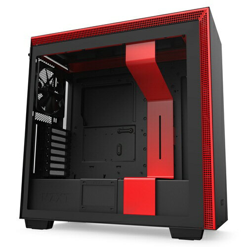 JAN 4943508301704 NZXT PCケース E-ATXATXMicroATXMini-ITX CA-H710B-BR ブラック/レッド 株式会社タイムリー パソコン・周辺機器 画像