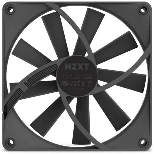 JAN 4943508302787 NZXT｜エヌゼットエックスティー ケースファン 140mm /1200RPM F Series Quiet Airflow Fans ブラック RF-Q14SF-B1 株式会社タイムリー パソコン・周辺機器 画像