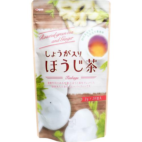 JAN 4943637304669 しょうが入りほうじ茶 ティーバッグ(2g*20包入) カネ松製茶株式会社 水・ソフトドリンク 画像