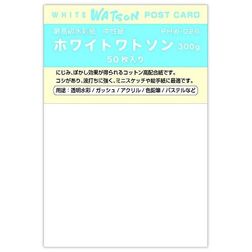 JAN 4943718302782 ミューズ はがき用紙 ポストカ phw-026 ホワイトワトソン紙 株式会社ミューズ 日用品雑貨・文房具・手芸 画像