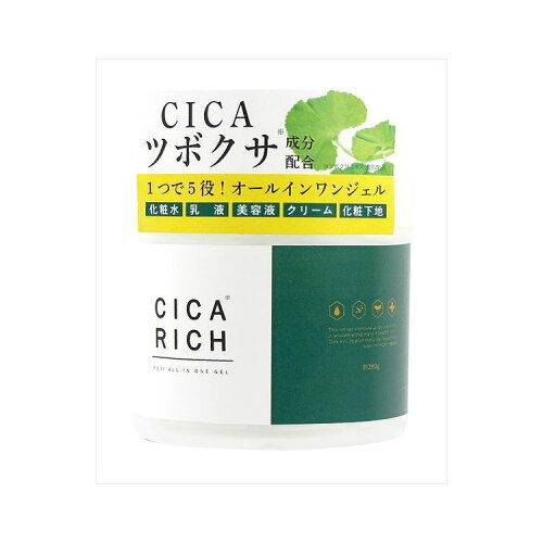 JAN 4944109315015 ツボクサ シカリッチ オールインワンジェル 280ml CICA RICH 富士 CICARICHオ-ルインワンジエル 株式会社富士 美容・コスメ・香水 画像