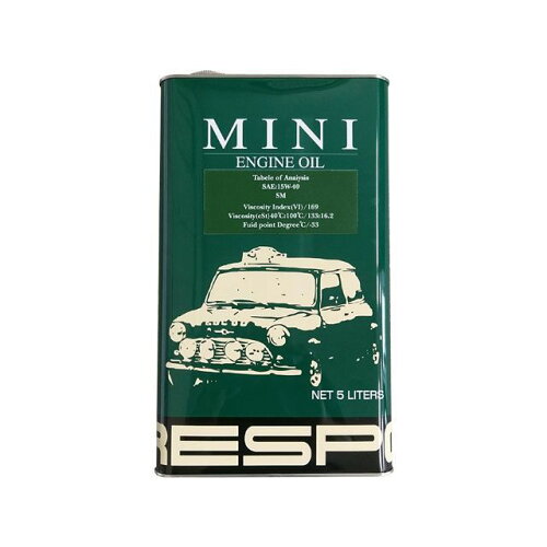 JAN 4944567088858 レスポ RESPO MINI 15W40 5LSM/CF ガソリン用 NBオイル 0740054 車用品・バイク用品 画像