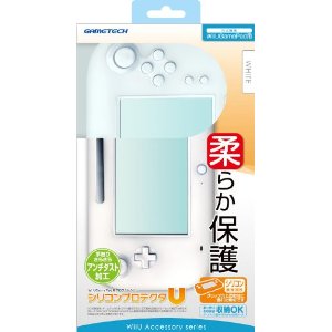 JAN 4945664114556 ゲームテック Wii U用 ゲームパッド シリコンプロテクタU ホワイト 株式会社ゲームテック テレビゲーム 画像