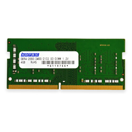 JAN 4946516095993 アドテック ADS3200N-H16G DDR4-3200 260pin SO-DIMM 16GB 省電力 株式会社アドテック パソコン・周辺機器 画像