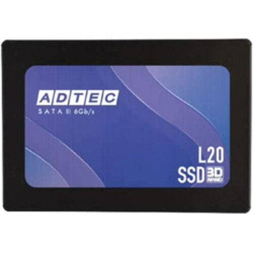 JAN 4946516099670 ADTEC SSD ソリッドステートドライブ 512GB 2.5インチ 3D NAND L20D SATA AD-L20DS25I-512G 株式会社アドテック パソコン・周辺機器 画像