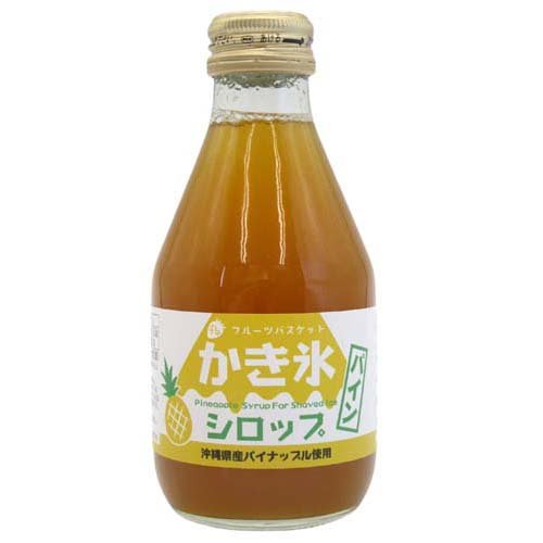 JAN 4947812007642 かき氷シロップ パイン(180ml) 株式会社フルーツバスケット スイーツ・お菓子 画像