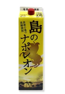 JAN 4948264251874 島のナポレオン 黒糖焼酎 25度 (紙パック)(1800ml) 株式会社奄美大島にしかわ酒造 日本酒・焼酎 画像