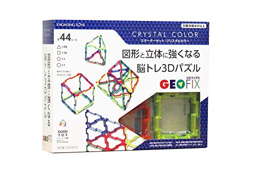 JAN 4949531137853 ジオジャパン｜GEO JAPAN GEOFIX ジオフィクス スターターセット 44ピース クリスタルカラー 株式会社ジオジャパン おもちゃ 画像