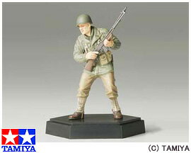 JAN 4950344260102 1/35 MM フィギュアコレクション 完成品 No.10 アメリカ歩兵攻撃チーム 自動小銃手 株式会社タミヤ ホビー 画像