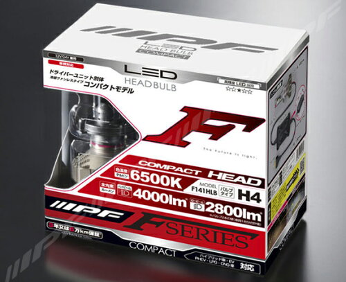 JAN 4951499019829 IPF LEDヘッドランプバルブ Fシリーズ H4 コンパクト F141HLB IPF株式会社 車用品・バイク用品 画像