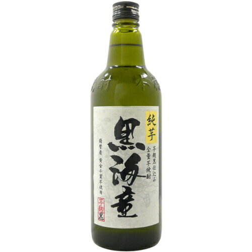 JAN 4951693200825 黒海童 乙類25°傳蔵院蔵 純芋 720ml 〓田酒造株式会社 日本酒・焼酎 画像