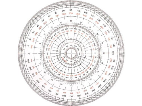 JAN 4951754013067 全円分度器 12cm型(1コ入) 株式会社内田洋行 日用品雑貨・文房具・手芸 画像