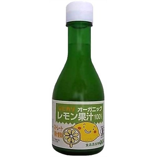 JAN 4952399610079 ヒカリ オーガニック レモン果汁(180ml) 光食品株式会社 食品 画像