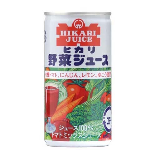 JAN 4952399710090 光食品 有機野菜使用 野菜ジュース(190g) 光食品株式会社 水・ソフトドリンク 画像