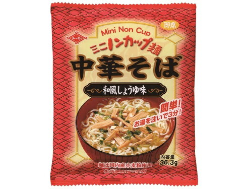 JAN 4952549100887 トーエー食品 ミニノンカップ麺 中華そば和風しょうゆ味 袋 1食 トーエー食品株式会社 食品 画像