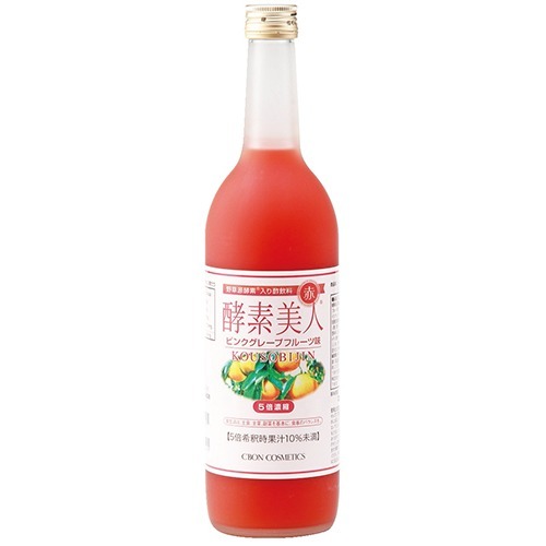 JAN 4953035031470 酵素美人 赤 ピンクグレープフルーツ味(720mL) 株式会社シーボン ダイエット・健康 画像