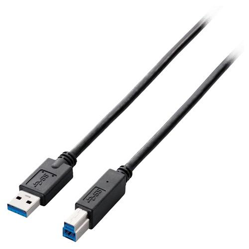 JAN 4953103632097 ELECOM USB3.0ケーブル USB3-AB15BK エレコム株式会社 パソコン・周辺機器 画像