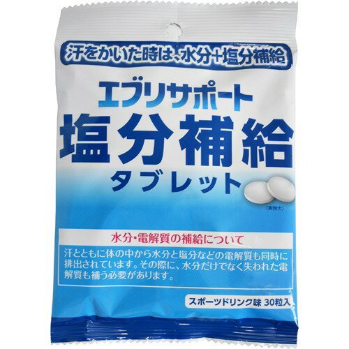 JAN 4954097916262 廣貫堂 エブリサポート塩分補給タブレット 30粒 株式会社廣貫堂 スイーツ・お菓子 画像