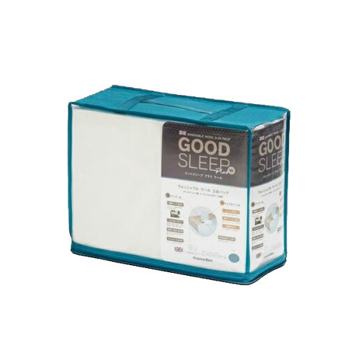 JAN 4954281459469 フランスベッド GOOD SLEEP Plus ウォッシャブルウール ベッドパッド・マットレスカバー キング ペールピンク 1049946 フランスベッド株式会社 インテリア・寝具・収納 画像