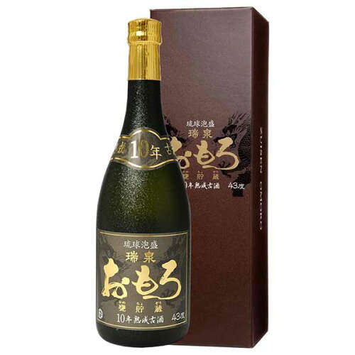 JAN 4955204120053 おもろ 乙類43゜ 泡盛 10年 720ml 瑞泉酒造株式会社 日本酒・焼酎 画像