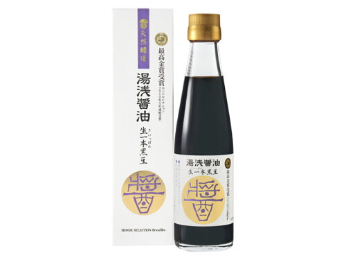 JAN 4956003200120 湯淺醤油 生一本黒豆醤油 200ml 丸新本家 食品 画像