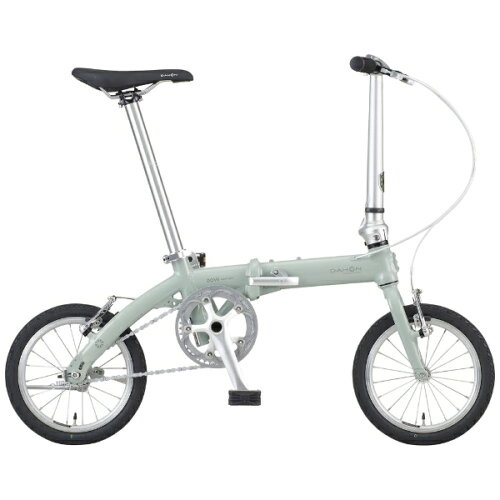 JAN 4956562123175 DAHON｜ダホン 折りたたみ自転車 Dove Super Light ダブスーパーライト グレイッシュグリーン 14インチ 2023年モデル 武田産業株式会社 スポーツ・アウトドア 画像