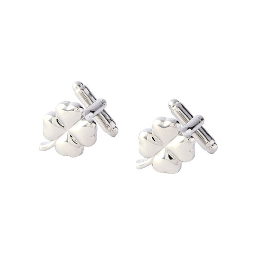 JAN 4957907436714 カフスボタン クローバー カフリンクス cuff links メンズアクセサリー カフスリンクス スイベル式 よつば 四つ葉 茶谷産業株式会社 ジュエリー・アクセサリー 画像