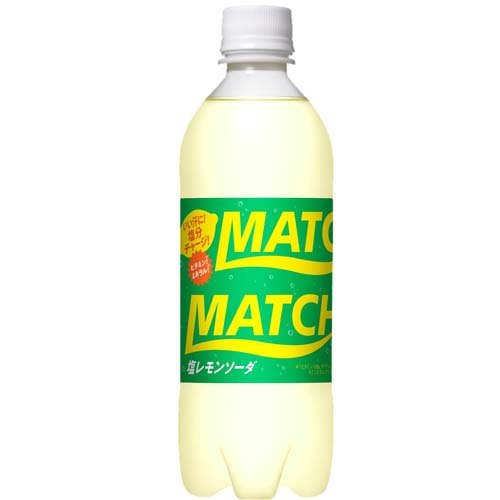 JAN 4959127410604 マッチ 塩レモンソーダ ペットボトル(500ml*24本入) 大塚食品株式会社 水・ソフトドリンク 画像