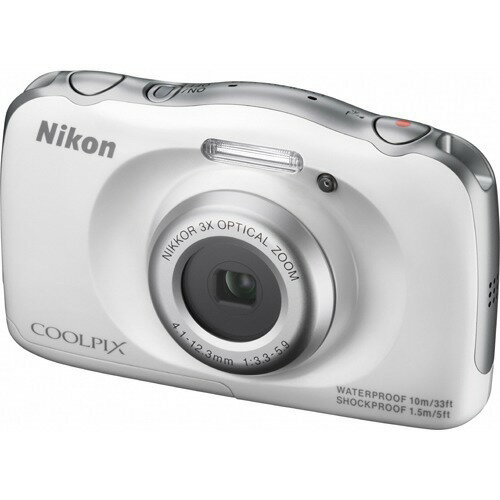 JAN 4960759145406 Nikon COOLPIX Style S33 WHITE 株式会社ニコン TV・オーディオ・カメラ 画像