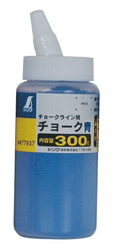 JAN 4960910779372 シンワ測定 シンワ測定 ﾁｮｰｸﾊﾝﾃﾞｨﾁｮｰｸﾗｲﾝ用青300g Ａ764-77937 シンワ測定株式会社 花・ガーデン・DIY 画像