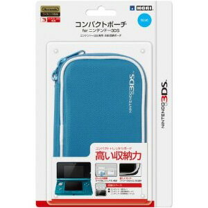 JAN 4961818014732 HORI　3DS用 コンパクトポーチ3DS/ブルー 株式会社ホリ テレビゲーム 画像