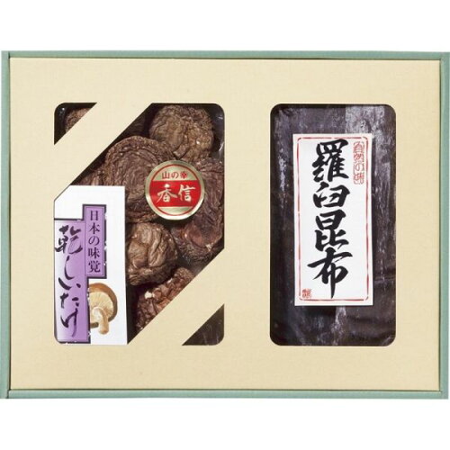 JAN 4962020143968 九州産椎茸羅臼昆布詰合せ 株式会社コニシ物産 食品 画像