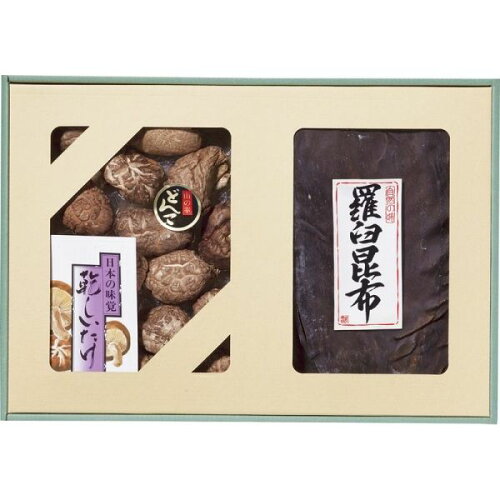 JAN 4962020144002 九州産椎茸羅臼昆布詰合せ 株式会社コニシ物産 食品 画像