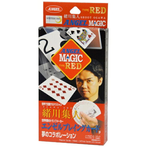 JAN 4962514290147 エンゼルプレイングカード｜ANGEL PLAYING CARDS 緒川集人カードマジック レッド エンゼルトランプ販売株式会社 ホビー 画像