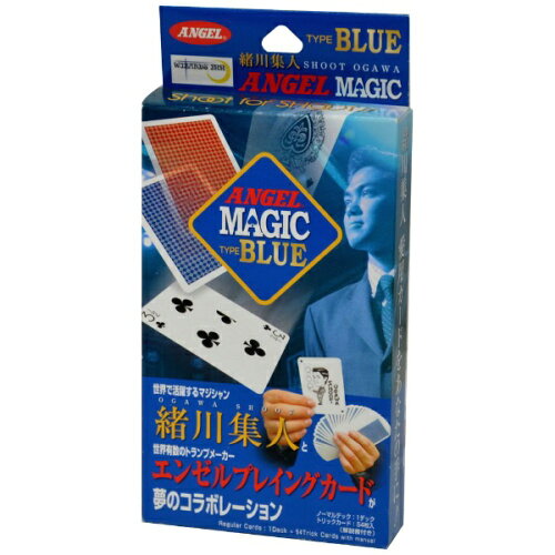 JAN 4962514290154 エンゼルプレイングカード｜ANGEL PLAYING CARDS 緒川集人カードマジック ブルー エンゼルトランプ販売株式会社 ホビー 画像