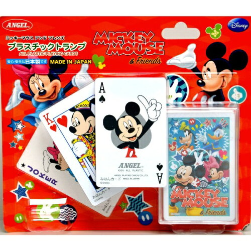 JAN 4962514294015 エンゼルプレイングカード｜ANGEL PLAYING CARDS プラスチックトランプ ミッキー エンゼルトランプ販売株式会社 おもちゃ 画像