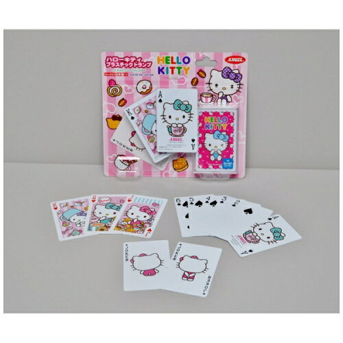 JAN 4962514294039 エンゼルプレイングカード｜ANGEL PLAYING CARDS プラスチックトランプ ハローキティ エンゼルトランプ販売株式会社 おもちゃ 画像