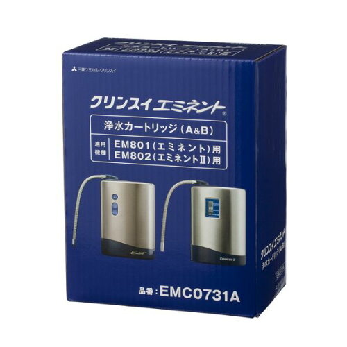 JAN 4962752001307 浄水器 クリンスイ エミネント用交換カートリッジ EMC0731A(1コ入) 三菱ケミカル・クリンスイ株式会社 家電 画像