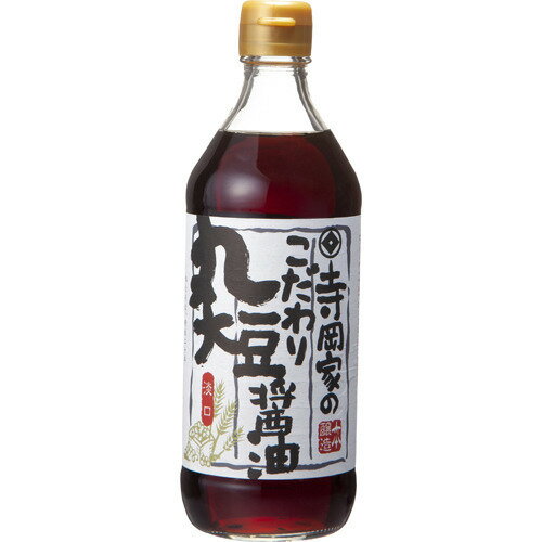 JAN 4964366109813 寺岡家のこだわり丸大豆醤油 淡口(500ml) 寺岡有機醸造株式会社 食品 画像