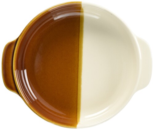 JAN 4964518060993 グラタン皿 丸 ブラウン 塗分け オーブン 電子レンジ 株式会社三陶 キッチン用品・食器・調理器具 画像