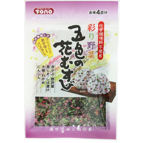 JAN 4964888310537 トーノー 五色の花むすび ノングル 32g 東海農産株式会社 食品 画像