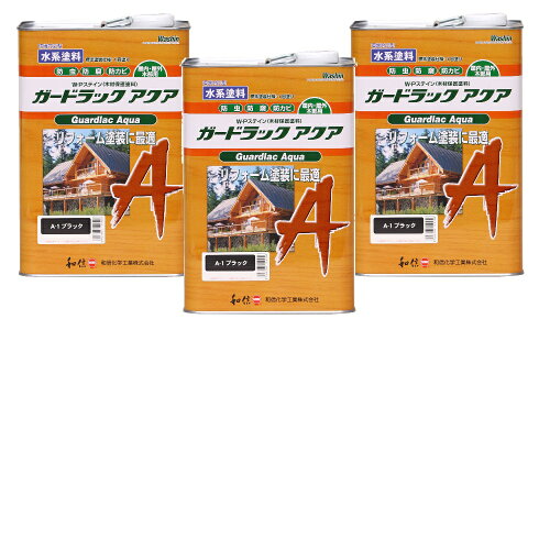 JAN 4965405116908 #952231 ワシン 和信ペイント ガードラック アクア 3.5kg ブラック Washin Paint 和信ペイント株式会社 花・ガーデン・DIY 画像