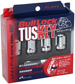 JAN 4965581208954 協永産業｜KYO-EI Industrial BullLock TUSKEY M14XP1.54P メッキ T600 協永産業株式会社 車用品・バイク用品 画像