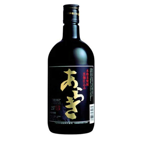 JAN 4967316274135 ヤヱガキ 乙類25° 麦焼酎 黒麹仕込あらき 720ml ヤヱガキ酒造株式会社 日本酒・焼酎 画像