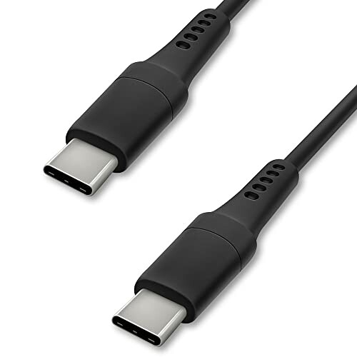 JAN 4967576496063 IRIS USB-C to USB-Cケーブル 1.5m ブラック ICCC-A15-B アイリスオーヤマ株式会社 パソコン・周辺機器 画像