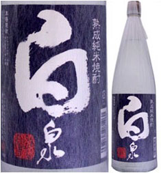 JAN 4968167081460 白泉 乙類28゜米 1.8L 老松酒造株式会社 日本酒・焼酎 画像